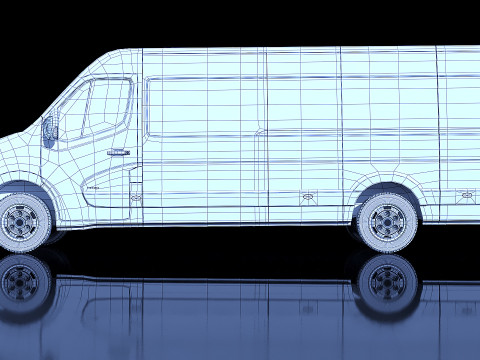 Opel Movano 2018 Modello 3D