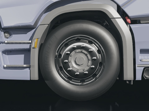 Truck SCANIA S-730 Trailer 3D Model