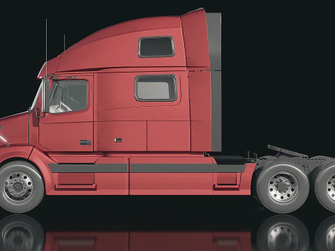 Cami&oacute;n tractor Volvo VNL 2002 Modelo 3D