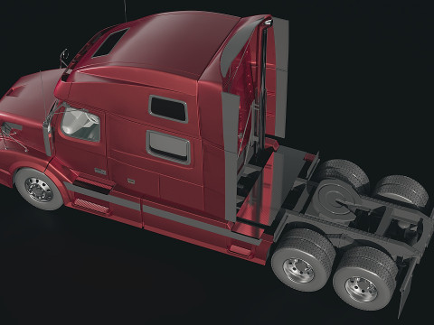Volvo VNL Tractor Truck 2002 3D Модель
