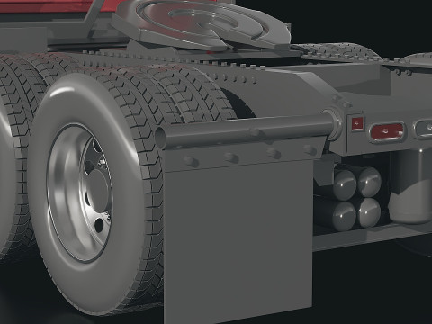 Volvo VNL Tractor Truck 2002 3D Модель