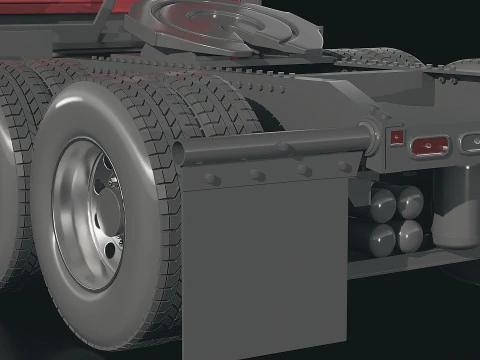 Volvo VNL Tractor Truck 2002 3D Model