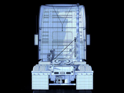Volvo VNL Tractor Truck 2002 3D Model