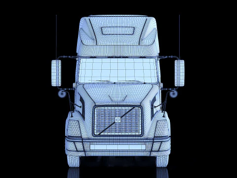 Volvo VNL Tractor Truck 2002 3D Model