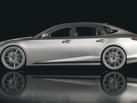 Lexus LS 2018 3D Model