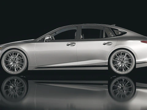 Lexusa LS 2018 Model 3D