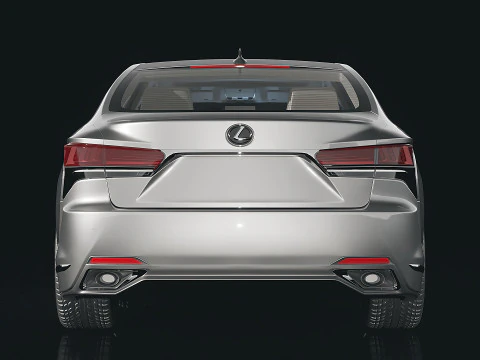 Lexus LS 2018 3D Model