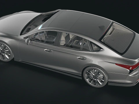 Lexus LS 2018 3D Model