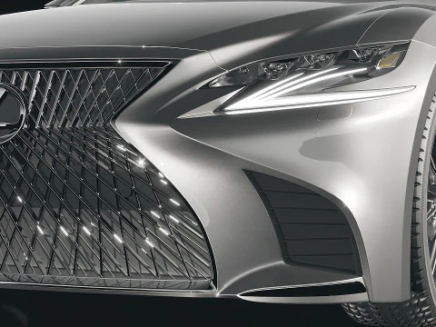 Lexus LS 2018 3D Model