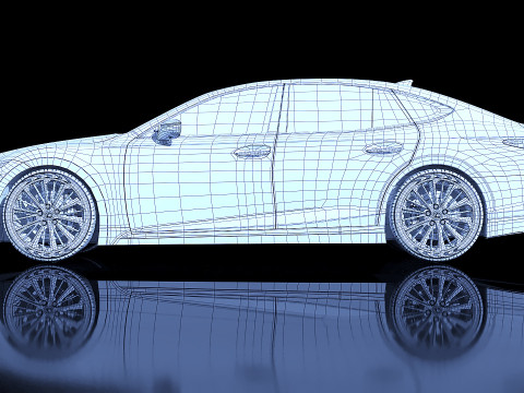 Lexus LS 2018 3Dモデル