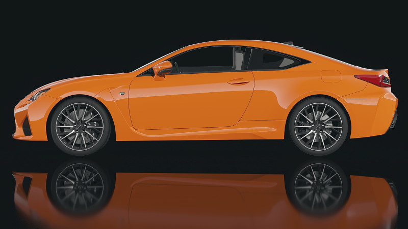 Lexus RC F 2015 Modèle 3D .c4d .max .obj .3ds .fbx .stl .blend