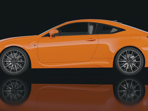 Lexus RC F 2015 3D Model