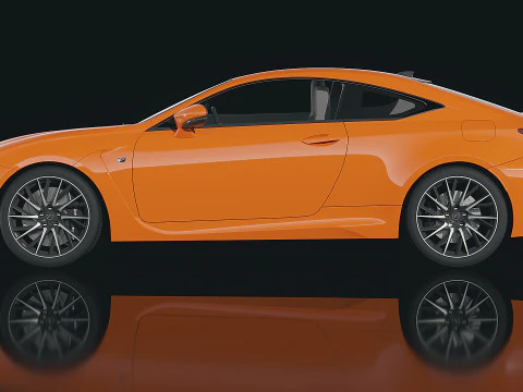 Lexus RC F 2015 Modelo 3D