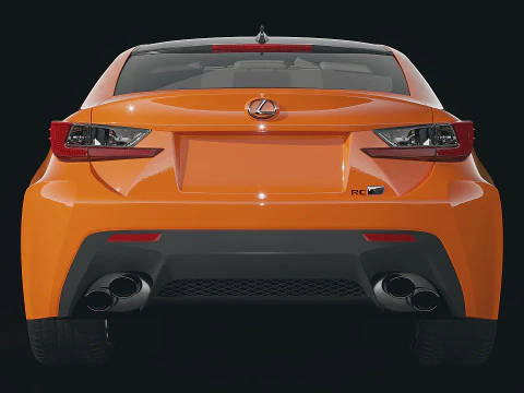 Lexus RC F 2015 3D Model