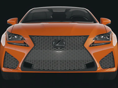 Lexus RC F 2015 3D Model