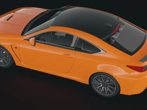 Lexus RC F 2015 3D Model