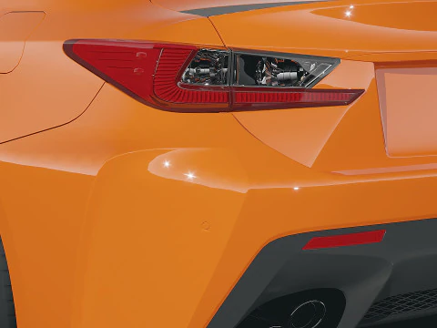Lexus RC F 2015 3D Model