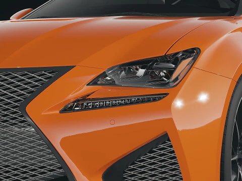 Lexus RC F 2015 3D Model