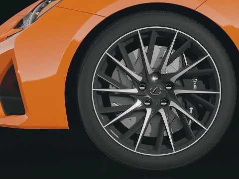 Lexus RC F 2015 3D Model