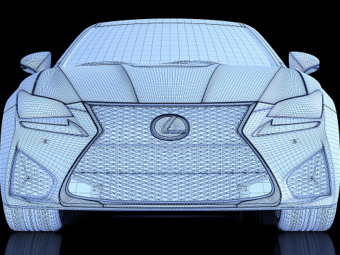 Lexus RC F 2015 Modèle 3D