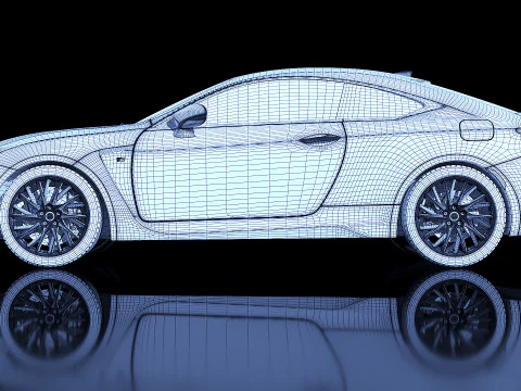 Lexus RC F 2015 3D Model