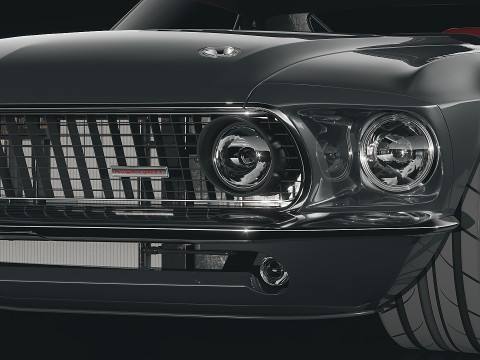 Muscle car Mach 40 1969 3D मॉडल