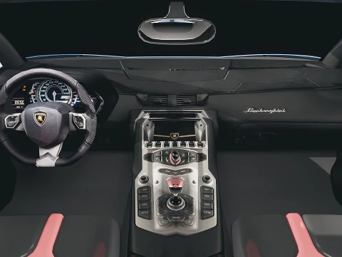 Sportscar Aventador Roadster 3D Model