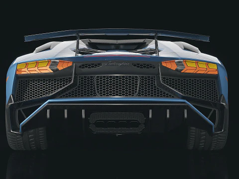 Sportscar Aventador Roadster 3D Model