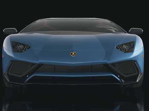 Sportscar Aventador Roadster Model 3D