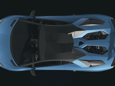 Sportscar Aventador Roadster Model 3D