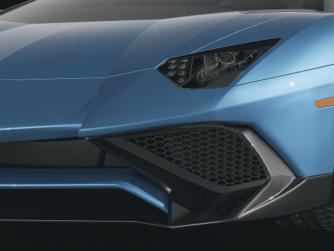 Sportscar Aventador Roadster Model 3D