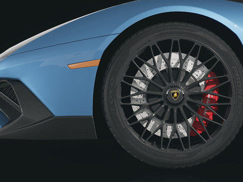 Sportscar Aventador Roadster Model 3D