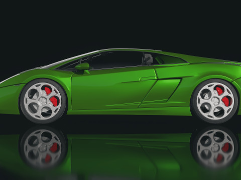 Sportscar Gallardo 2005 3D Model
