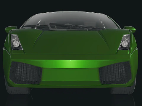 Sportscar Gallardo 2005 3D Model