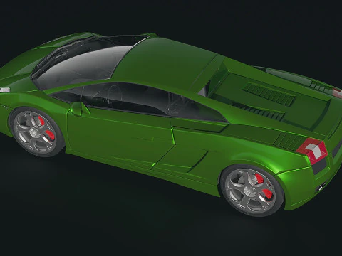Sportscar Gallardo 2005 3D Model