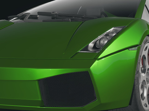 Sportscar Gallardo 2005 3D-Modell