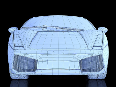 Sportscar Gallardo 2005 3D-Modell