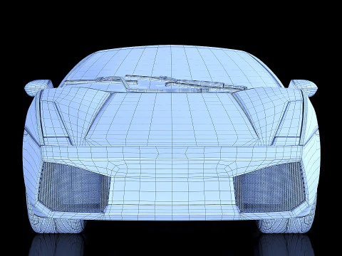 Sportscar Gallardo 2005 3D Model