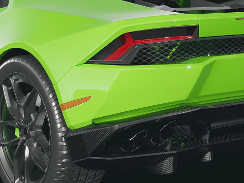 Sportscar Huracan 2022 3D Model