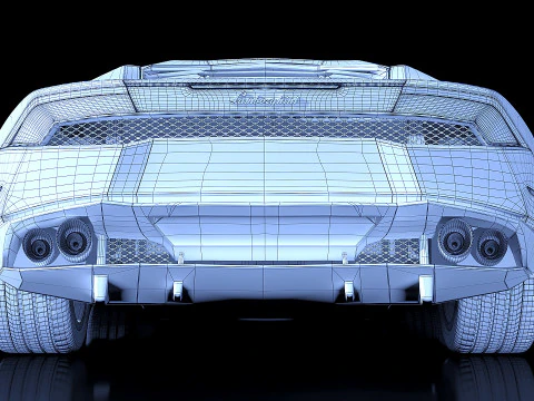 Sportscar Huracan 2022 3D Model