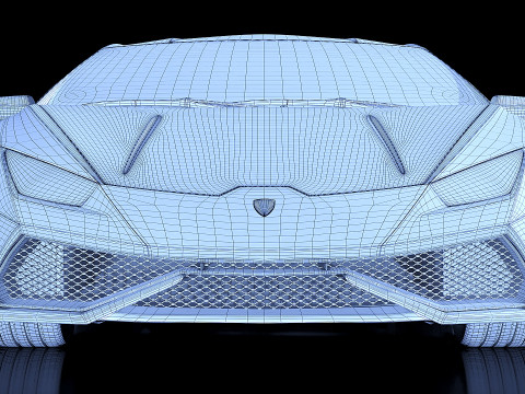 Sportscar Huracan 2022 3D मॉडल