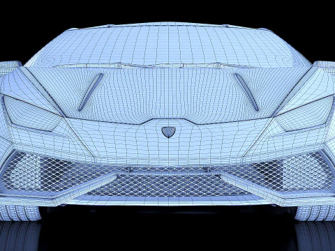 Sportscar Huracan 2022 3D Model