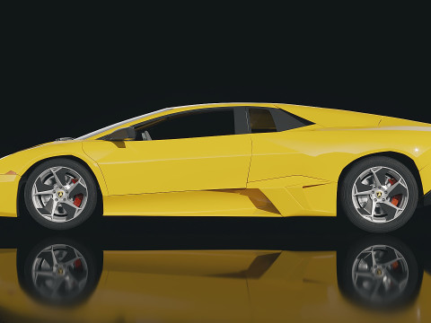 Sportscar Reventon 2009 3D Model