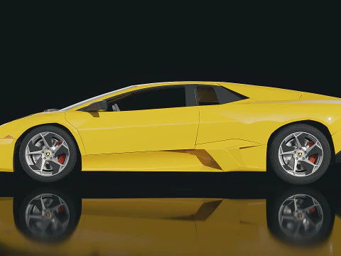 Auto sportiva Reventon 2009 Modello 3D