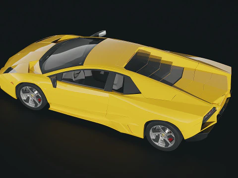Sportscar Reventon 2009 3D Model