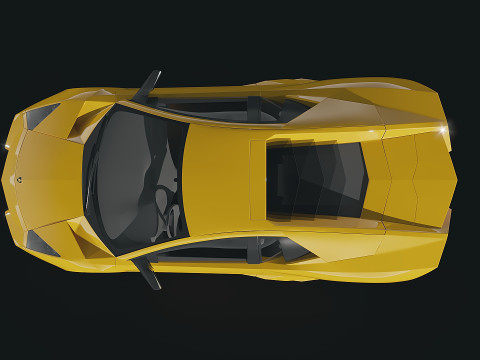 Sportscar Reventon 2009 3D Модель