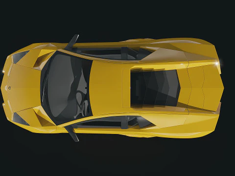 Sportscar Reventon 2009 3D Model