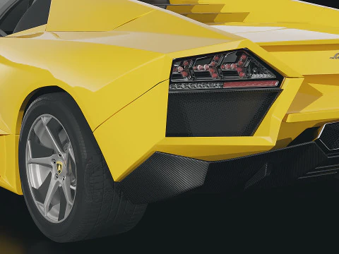 Sportscar Reventon 2009 3D Model
