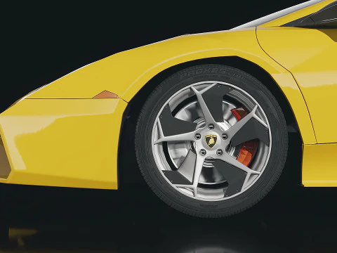 Sportscar Reventon 2009 3D Model
