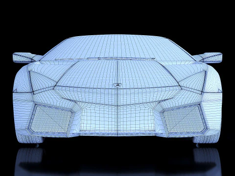 Sportscar Reventon 2009 3D Model